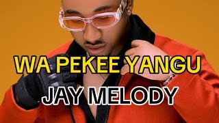 Jay Melody - Wa pekee yangu Lyrics