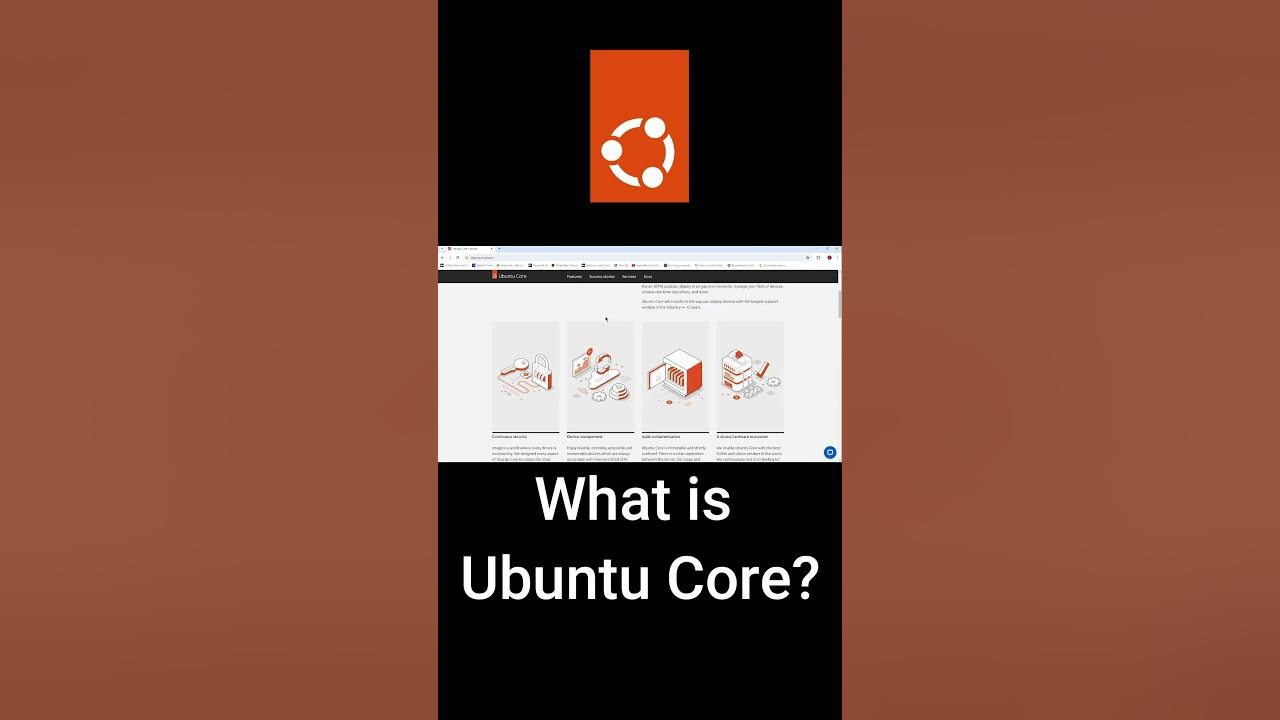 What is ubuntu core linux ubuntu core youtube