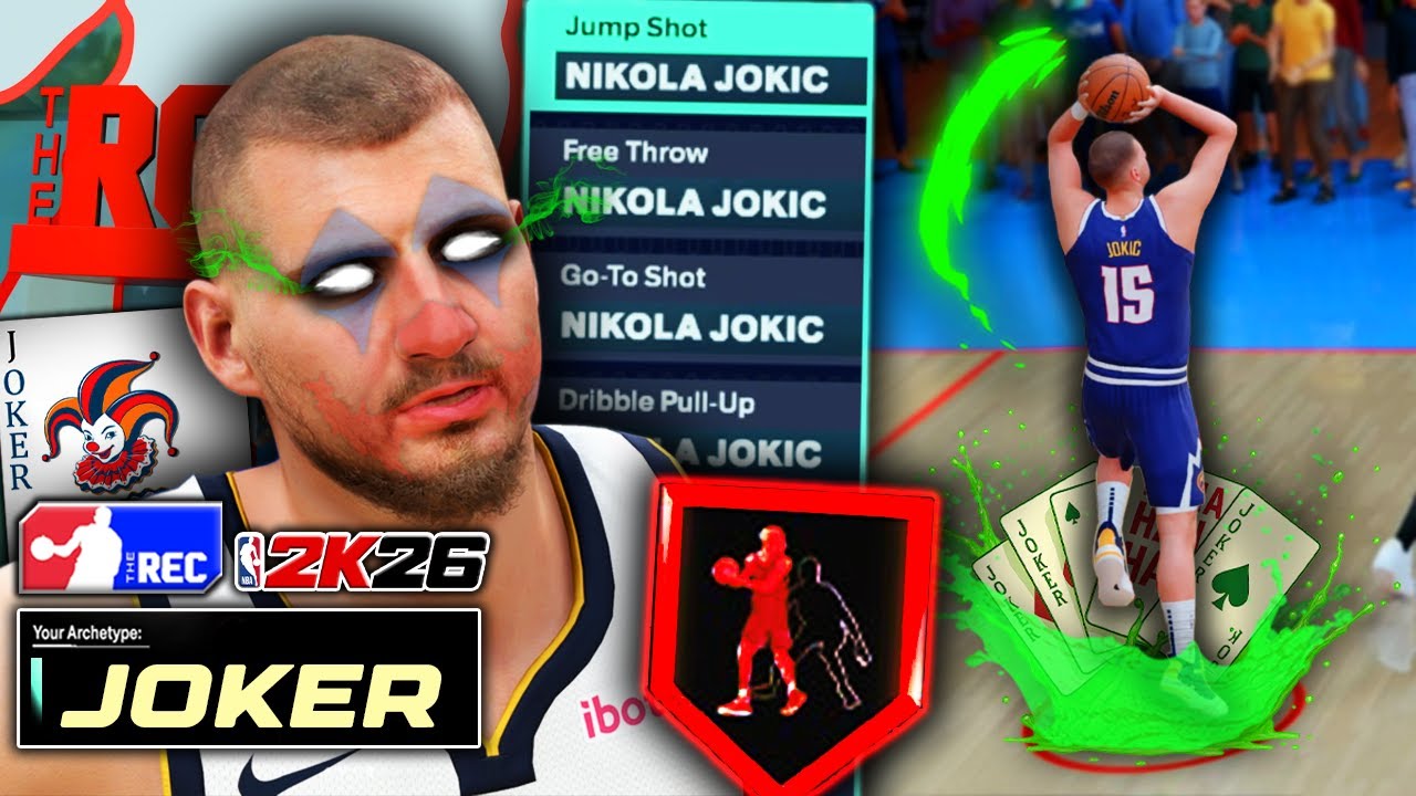 Играю в реалистичном режиме в режиме случайной записи за Николу Йокича *ТОЛЬКО с его анимацией* в...