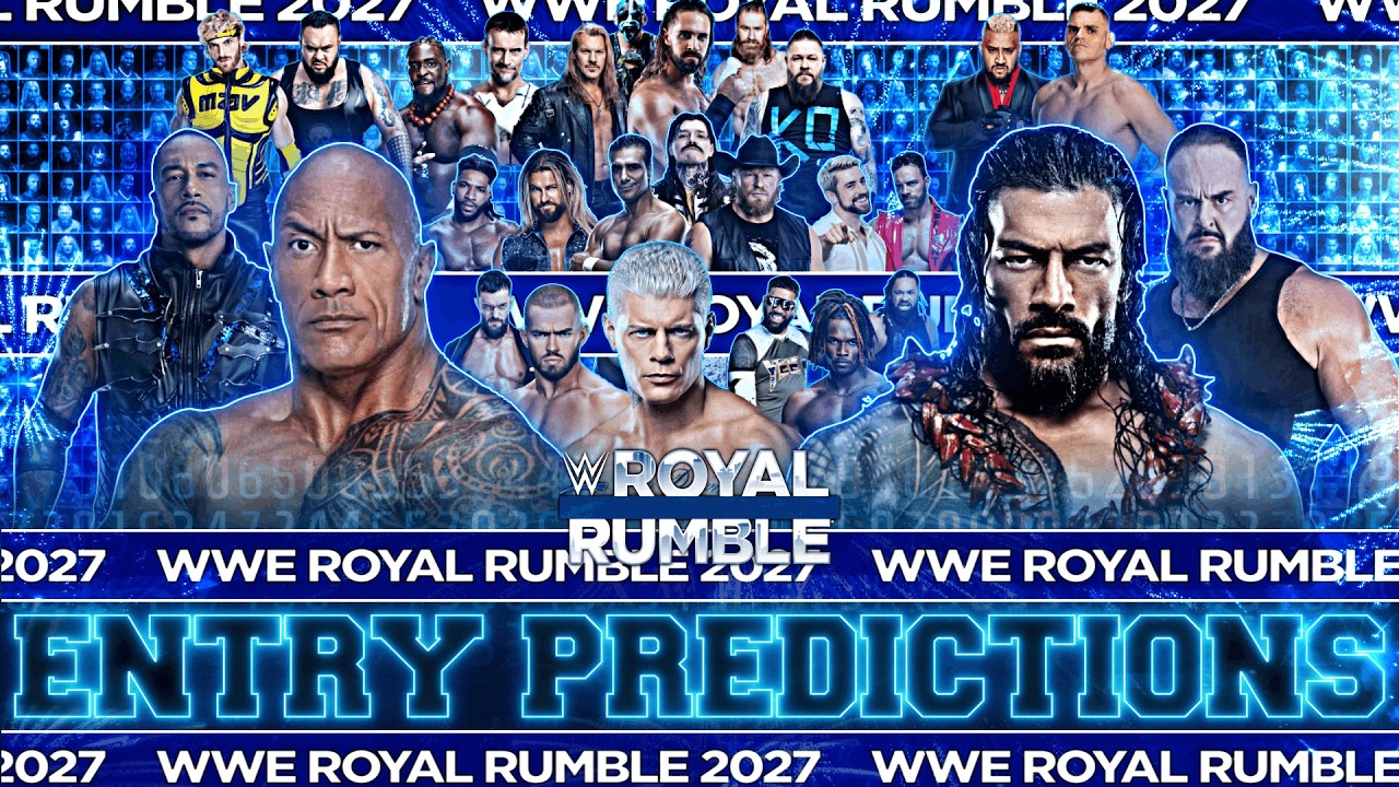 Прогнозы на участие мужчин в WWE Royal Rumble 2027 (версия 2)