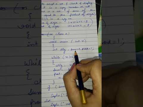 Class 10. Computers- Program- Spy number (Part-2).