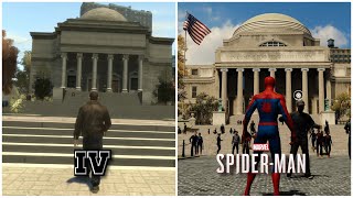 PLACES COMPARISON (GTA 4 VS MARVEL SPIDERMAN)