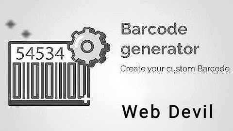 Barcode Generator using css and javascript ....WebDevil