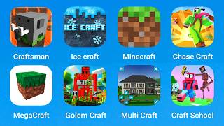 Craftsman, Ice Craft, Minecraft, Chase Craft, MegaCraft, Golem Craft 3D, Multi Craft, Craft School screenshot 5