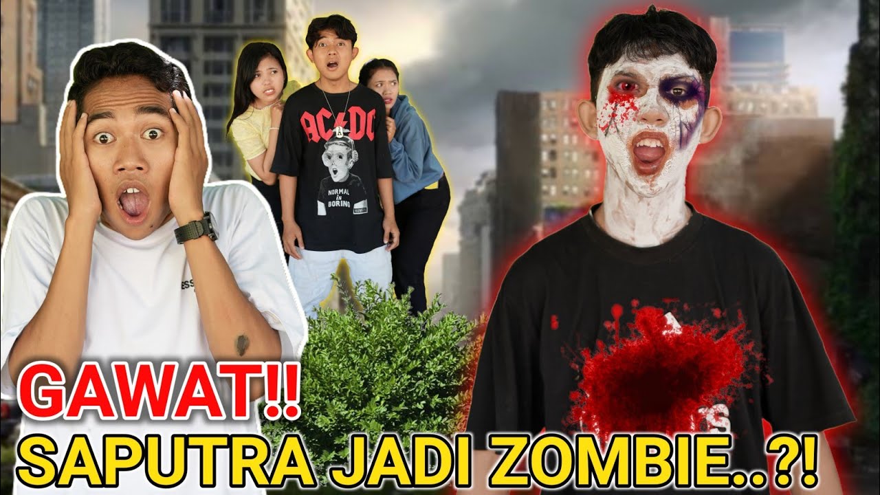SAPUTRA tiba tiba jadi ZOMBIE dihutan ini, Arik SEDIH BANGET😭!! | Mikael TubeHD