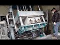 Amazing Park Bench Mass Production Process by Hot Aluminum Alloy Casting. Outdoor Furniture Factory