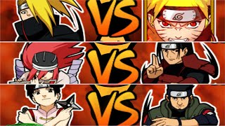 Deidara VS Naruto (NTF) / Tayuya VS 1st Hokage / Tenten (Clas.) VS Asuma (INSANE) - NSUN4