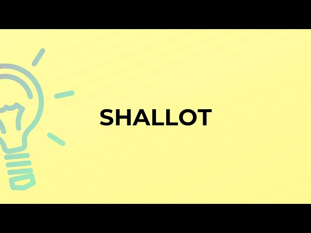 shallot  Tradução de shallot no Dicionário Infopédia de Inglês