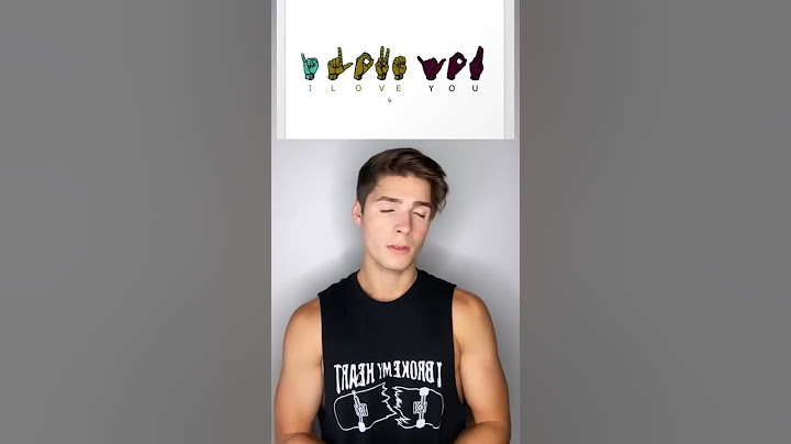 I Love You Sign Language