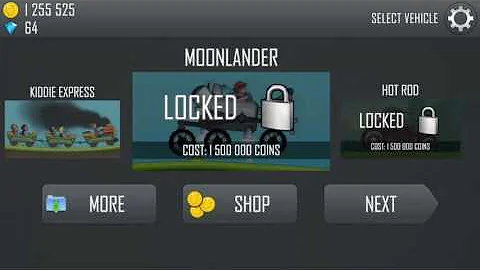 First time playing hill climb race with my friend ...