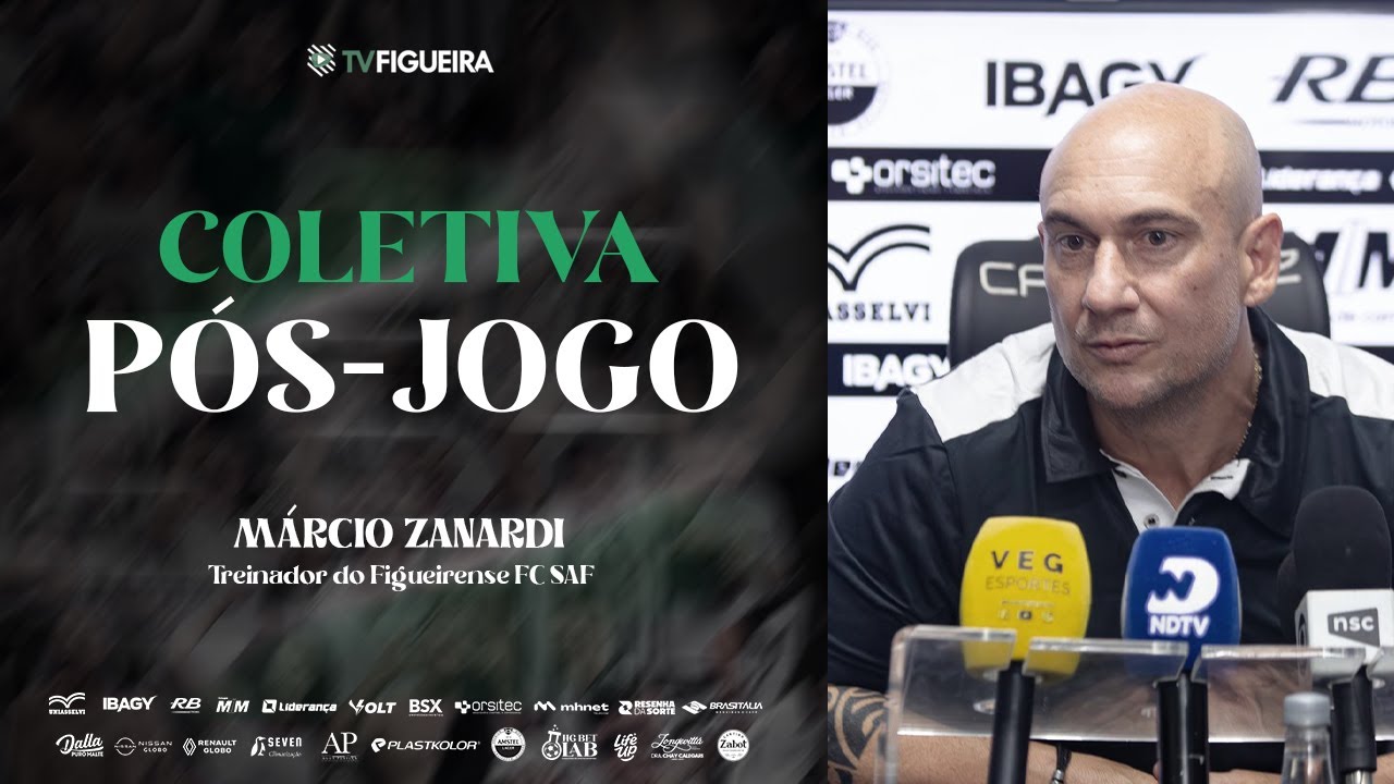Coletiva pós-jogo com o técnico Márcio Zanardi - 27 de fevereiro de 2025