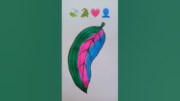 🍃+🐊+💗+👤= ? creative emoji drawing #viral #art #shorts
