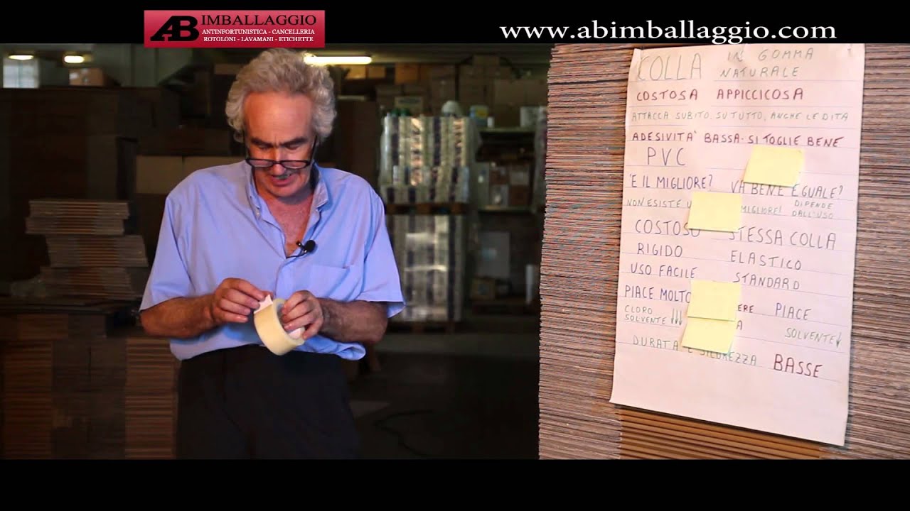 Nastro adesivo polipropilene con colla in gomma naturale - AB Imballaggi Torino