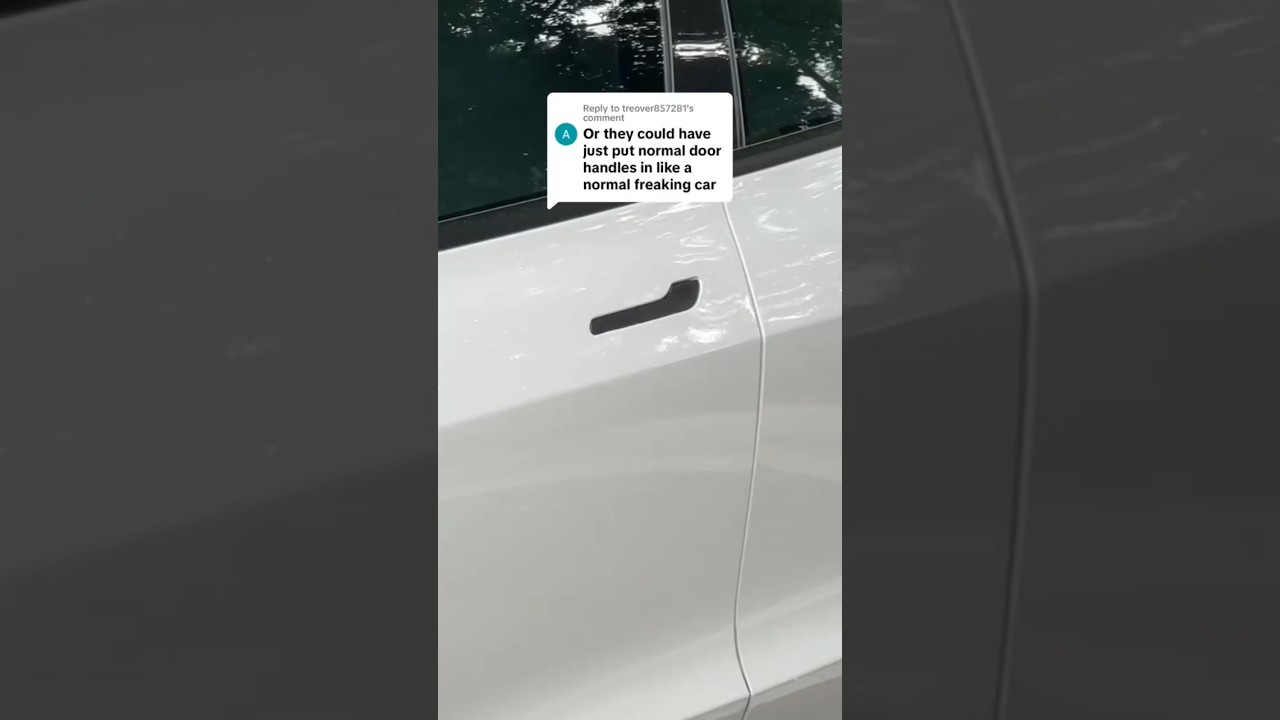 Неужели дверные ручки Tesla настолько сложны? 😂💀