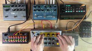 Minimal Ambient with Electric Kalimba, MOOG SIRIN, and volca fm2 | Dry Fountain 2026-05-24 by atnr