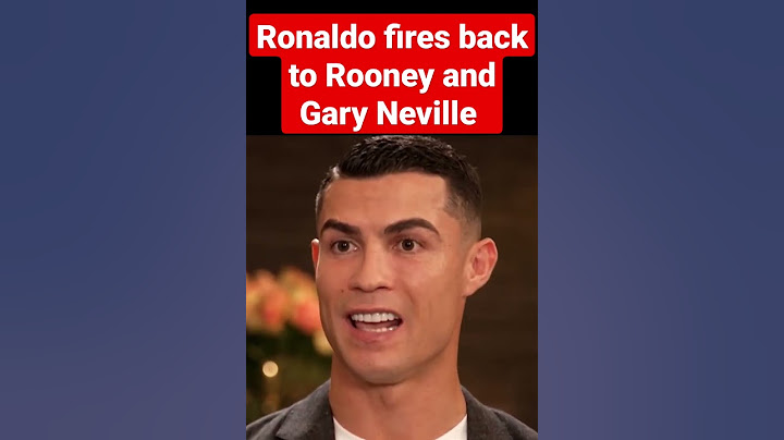 Cristiano Ronaldo fires back to Wayne Rooney and Gary Neville: Manchester United situation