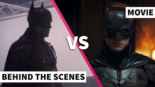 THE BATMAN: Behind the Scenes vs Movie Scene