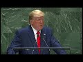 El presidente Donald Trump habla ante la Asamblea General de la ONU