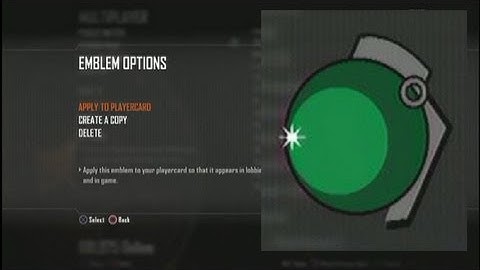 Call of Duty Black ops 2 Grenade Emblem Tutorial