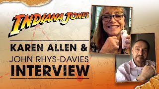 Indiana Jones Karen Allen & John Rhys Davies Interview Highlights Hasbro Pulse