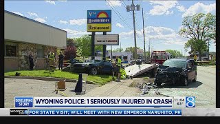 Wyoming police Teen seriously injured in crash