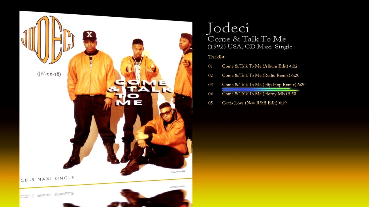 Jodeci (1992) Come & Talk To Me [CD Maxi-Single] - YouTube