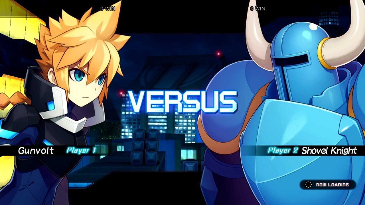 Blade Strangers Gunvolt vs. Shovel Knight YouTube