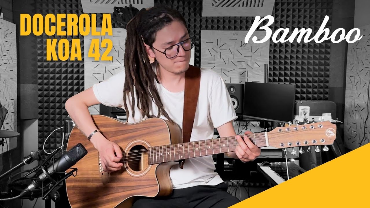 Guitarra Electroacústica Docerola Koa 42"- Con Bridge Doctor 🎶