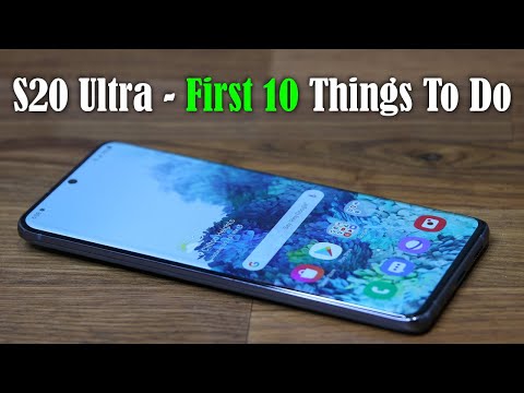 Samsung Galaxy S20 | S20 Plus | S20 Ultra - First 10 Things To Do