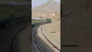 Awesome Train View Sharp Curve Balochistan