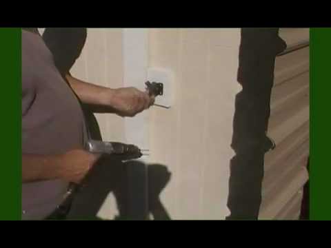 How to build a storage shed Door Latch Hardware - YouTube
