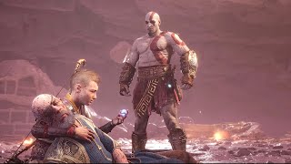 Young Kratos vs Thor and Odin - God of War Ragnarök (4K 60FPS)