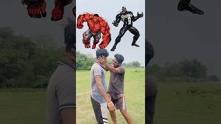 Hulk vs Venom 🔴⚫️ Viral Emoji Acting Video #shorts
