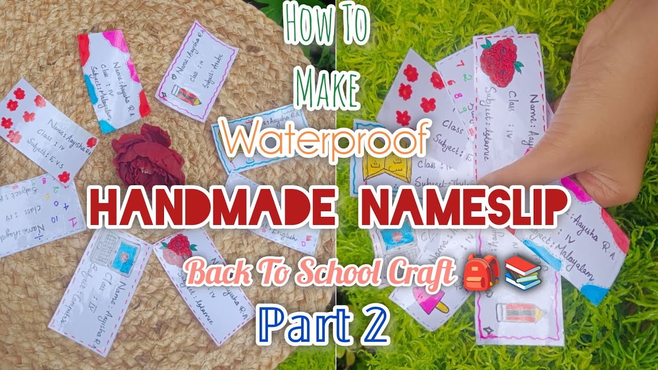 📚Book Label Making Idea 😱| Back To School Craft 🎒✏️| 