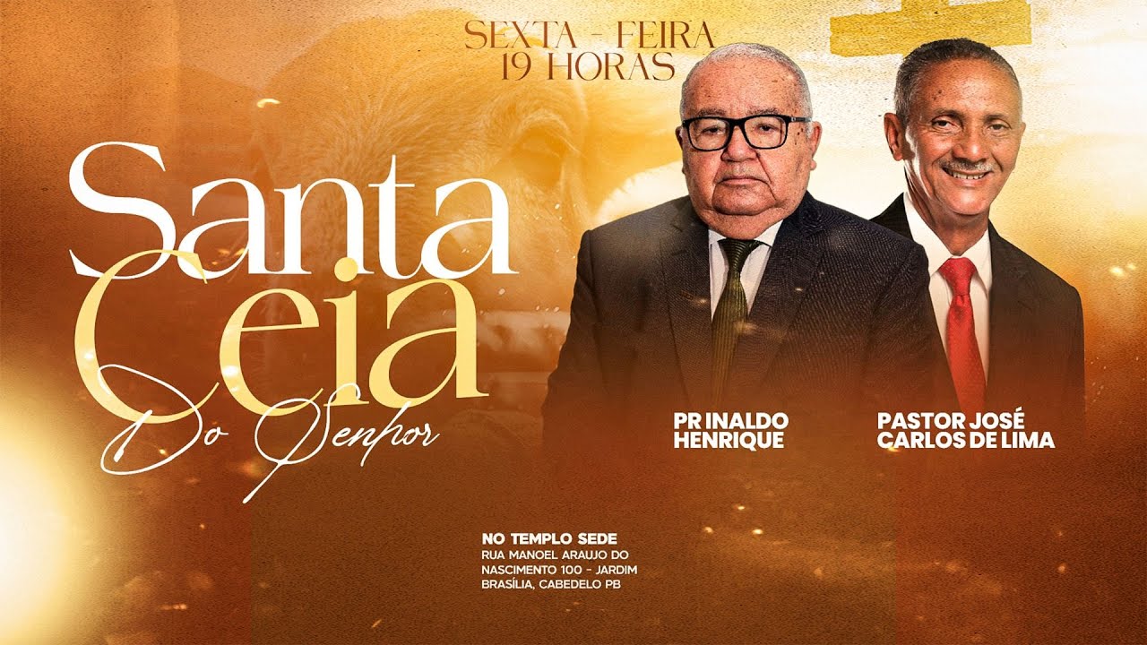 SANTA CEIA DO SENHOR TEMPLO SEDE - AD CABEDELO | 06/03/2026