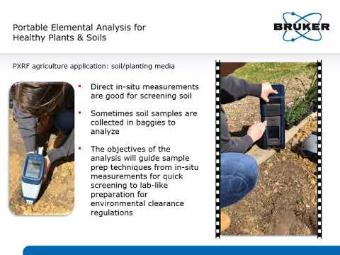 Portable XRF for Monitoring Plants and Soils