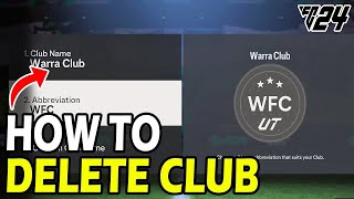 How to Delete the FUT Squad in FC 24 - Easy and Quick