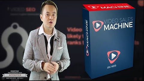 Video Sales Machine Sales Video - get *BEST* Bonus and Review HERE!!! ... :) :) :)