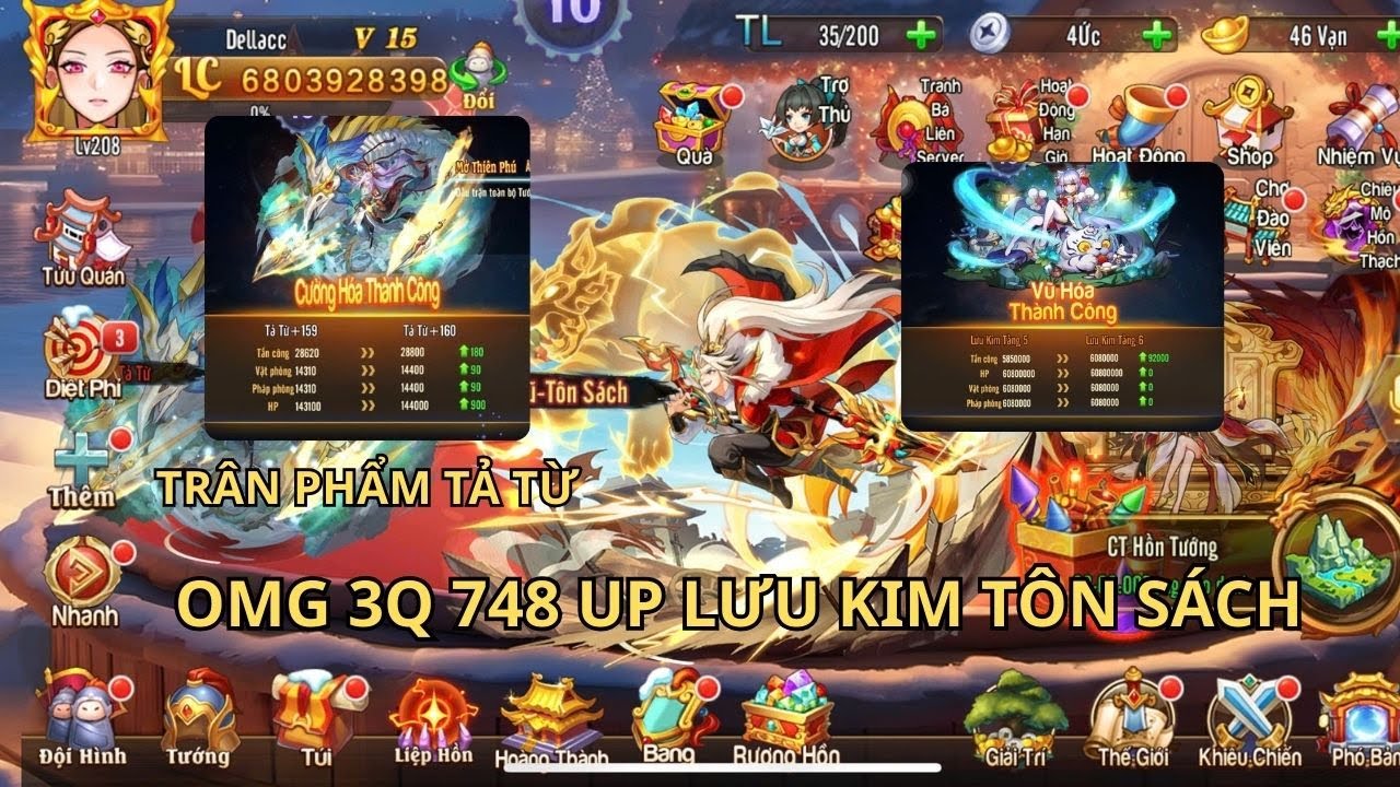 OMG 3Q 748 BANG CHIẾN NGÀY 4 ÚP LƯU KIM TÔN SÁCH VÀ TRÂN PHẨM TẢ TỪ