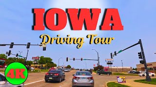 🌾 Relaxing Drive from Indianola to Des Moines, Iowa | No Talking, Just Midwest Roads
