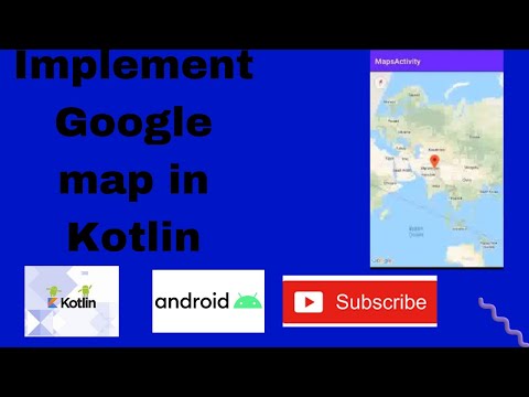 how to implement google maps in your android app. | kotlin | android studio tutorial for beginners