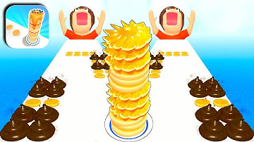 PANCAKE RUN 🍇🍓🍌 Game All Levels Android,iOS Walkthrough New UPDATE GamePlay Level PR6163 SD15TG