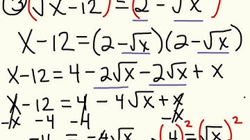 Radical Equations and Inequalities
