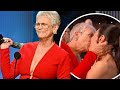 Jamie Lee Curtis plants KISS on Michelle Yeoh's lips at SAG Awards