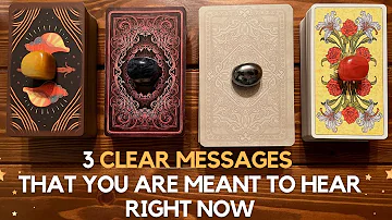 ✨3 Clear Messages That You Are Meant to Hear Right Now✨ | Pick a Card