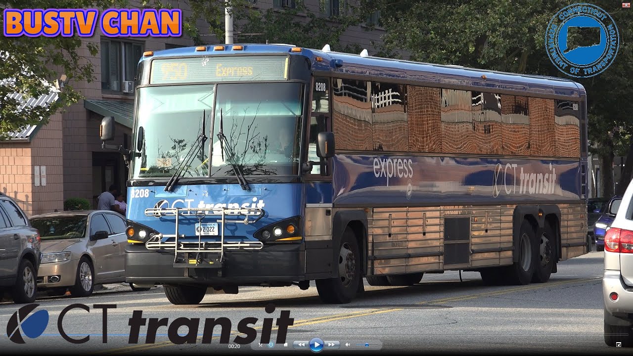 CT TRANSIT MCI D4500CT BUS 8208 ON THE TO MERIDEN YouTube