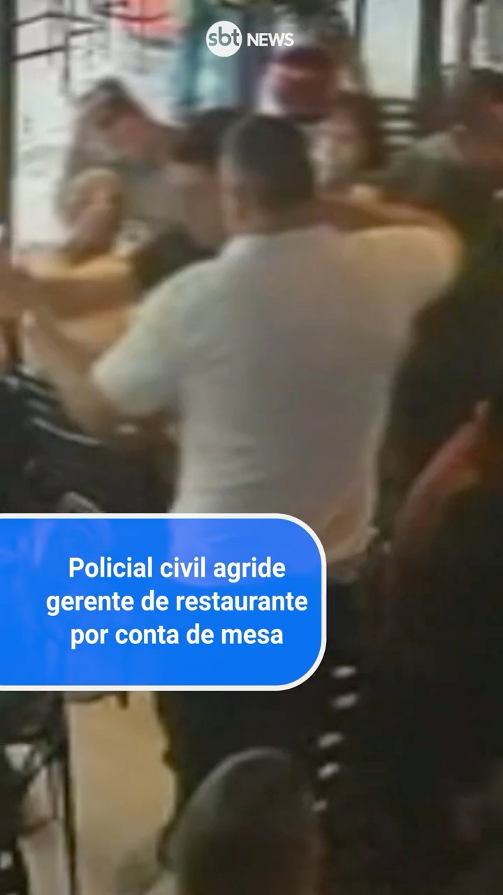 Policial civil agride gerente de restaurante por conta de mesa