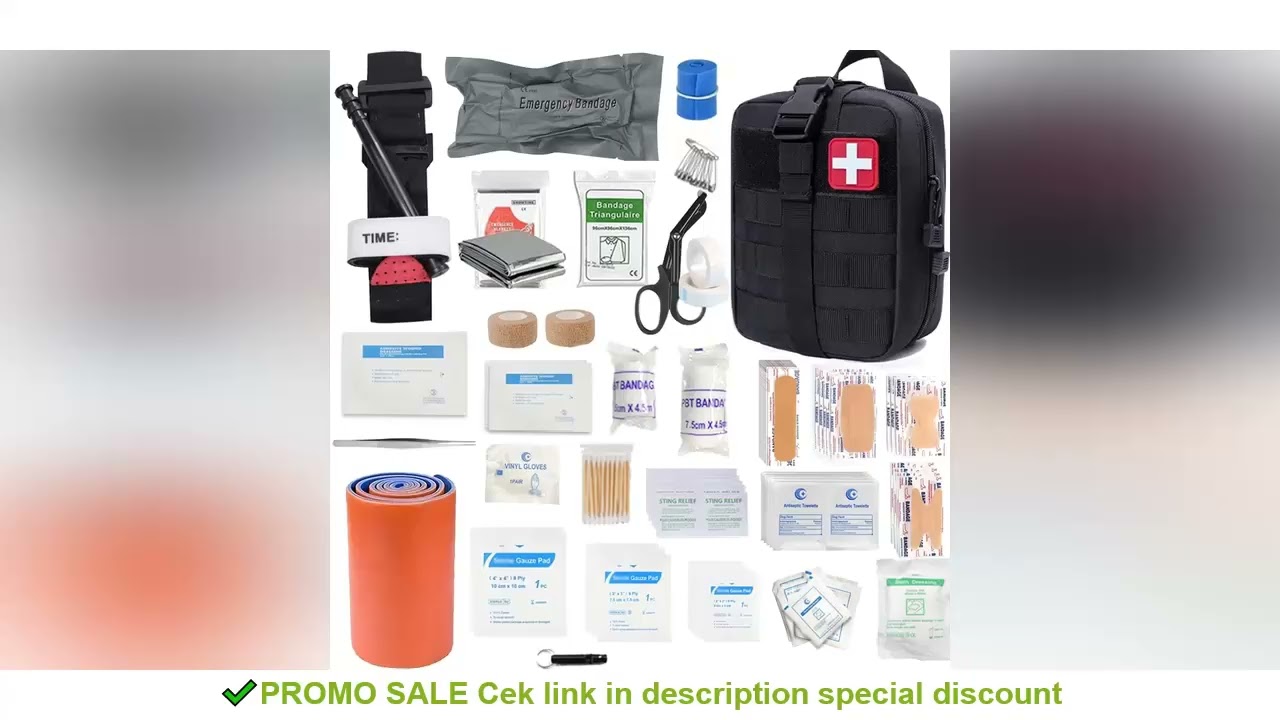156 pcs 30 in 1 Home Outdoor Travel First Aid Kit, Camping, Boating, Hiking, Multifunctional Portabl