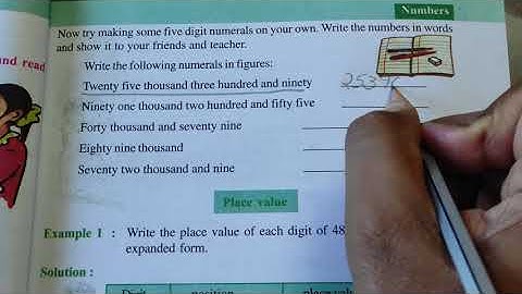 Numbers Class 5th Chapter 1