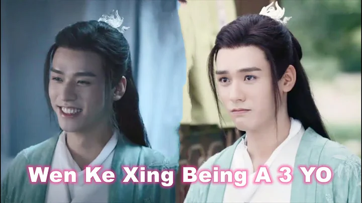Wen Ke Xing being a 3 yo in front of Ah Xu is the ...